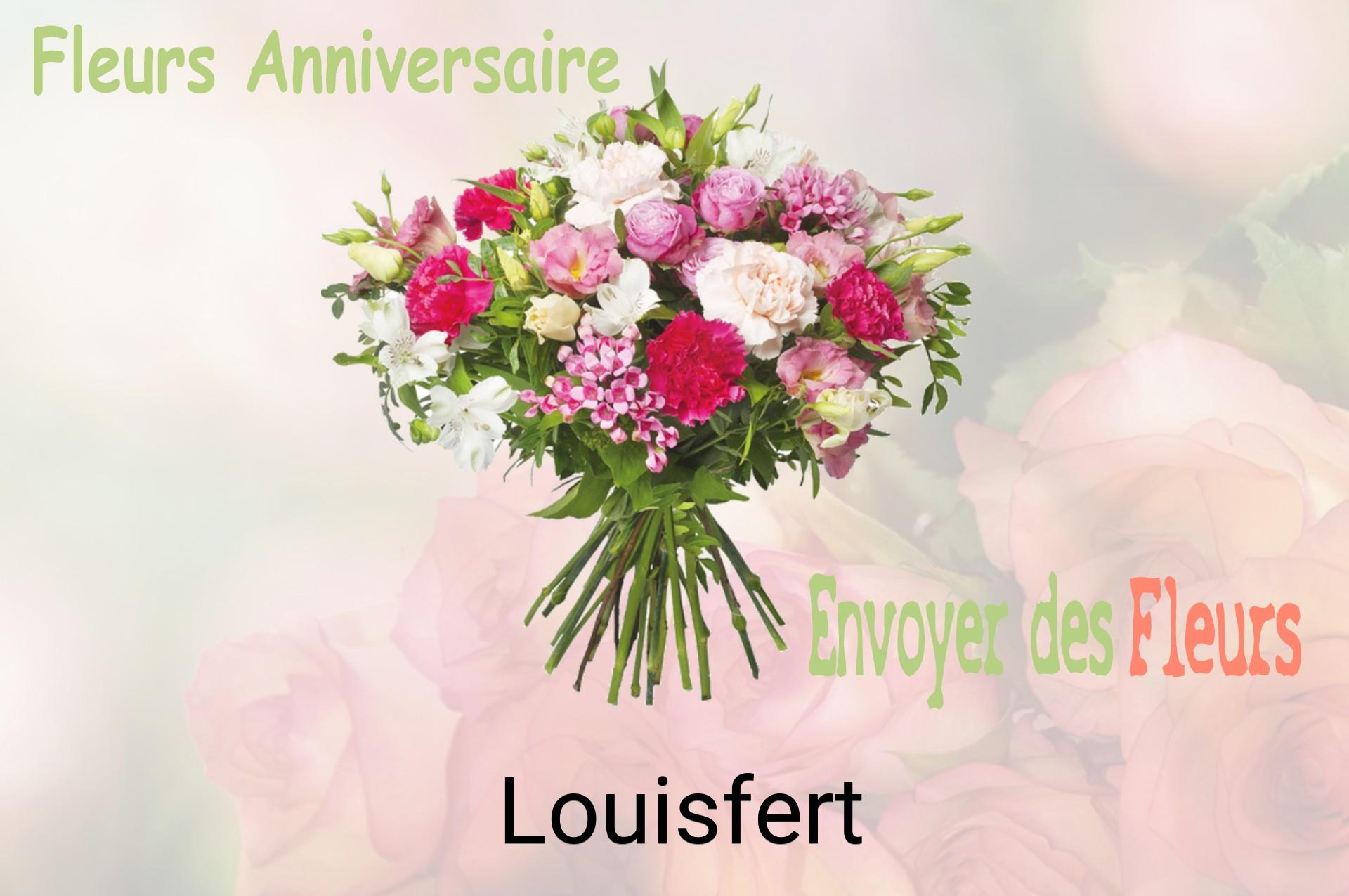 Bouquet de fleurs d’anniversaire livré à Louisfert